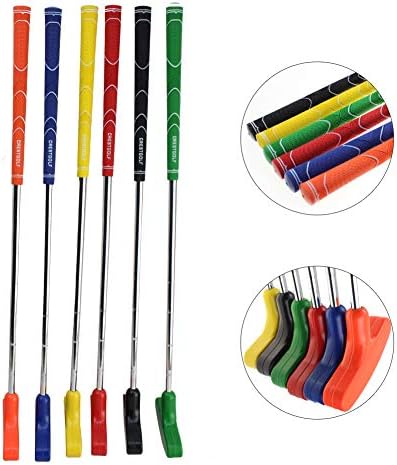 Crestgolf 6pcs Dvosmjeraj Junior Golf Putter Dječji putter i lijeva i desna jednostavno koriste 5 veličina