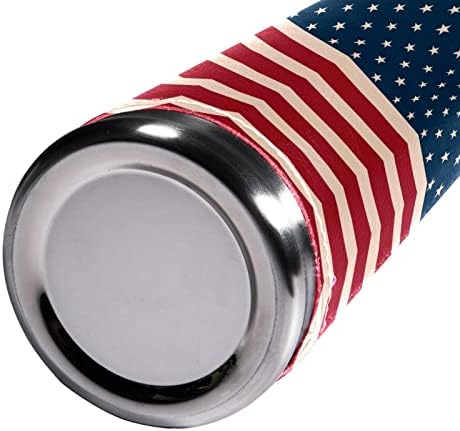 SDFSDFSD 17 oz Vakuum izolirane boce od nehrđajućeg čelika Sportska kavana Travel MUG FIKS PUTNA KUĆA Omotana BPA besplatno, volim američku američku zastavu u SAD-u