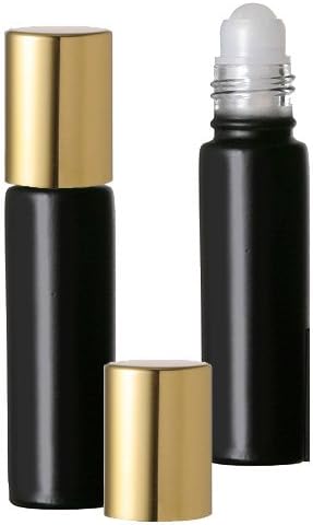 Grand Parfums 18 Matte crna aromaterapija Esencijalno ulje staklene boce sa zlatnim vrhom