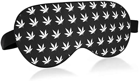 Unisex maska ​​za spavanje Marihuana-Weed-Leaf Night Sleep Maska Komforno omotač za spavanje očiju