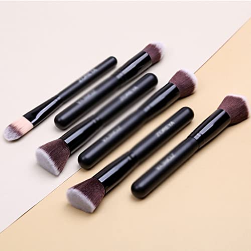 Genigw Set alata za šminku, crna četka za prah makeup, 18 komada, kompletan set