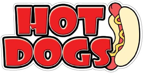 Hot Dogs I koncesijski naljepnica Nakal Znak košarice dobavljač, 16