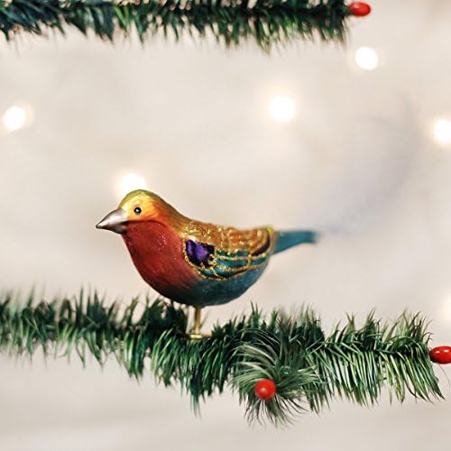 Old World Christmas18060 kolekcija posmatrača ptica stakleni ukrasi za jelku jorgovan-Breasted Roller,