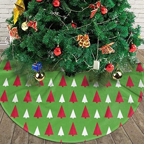 Lveshop Božićni uzorak Božićna suknja Luksuzna okrugla zatvorena vanjska mat rustikalna Xmas Tree Odreze