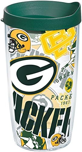 Tervis napravljen u SAD-u sa dvostrukim zidovima NFL Green Bay Packers izolovana čaša za čaše čuva piće