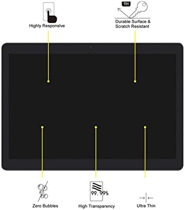 Transwon FOXX P8 Tablet zaštitnik ekrana 8 inča, 2 kom kaljeno staklo za FOXXD FOXX P8 Tablet