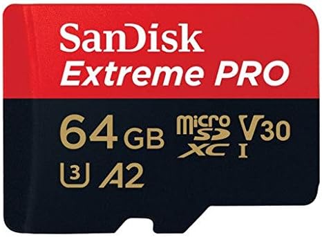 SanDisk 64GB memorijska kartica Extreme Pro Bundle radi sa Gopro Hero 7 crna, srebrna, Hero7 Bijela UHS-1