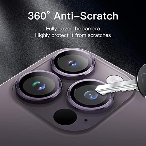 Jetech zaštita sočiva kamere za iPhone 14 Pro 6.1-inčni i iPhone 14 Pro Max 6.7-inčni, 9h kaljeno