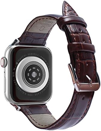 WALOO originalni kožni krokodil reljefni dizajn zamenski satovi saglasni sat kompatibilan sa vašim Apple Watch