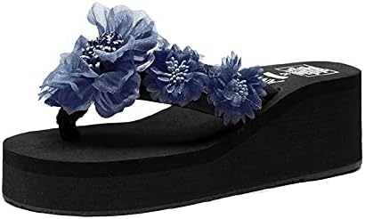 Ljetne papuče za ženske cipele ljetne plaže papuče boemijske cvijeće Sandale stil žene modne sandale