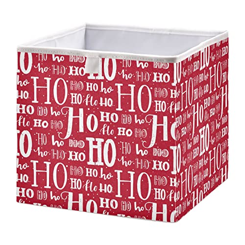 Božić Red Ho Cube Storage Bin sklopive kocke za odlaganje vodootporna korpa za igračke za kocke