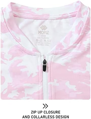 Jinshi Womens Polo Golf Košulje kratki rukav 1/4 Zip pulover bezvukli UPF50 + Brze košulje za sušenje
