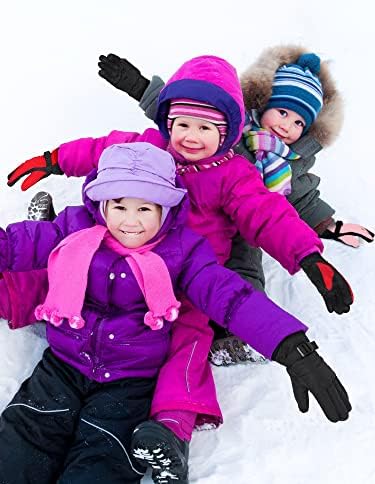 12 parova Kidske rukavice za skije za skijanje za djecu vodootporne rukavice djeca toplo dječje