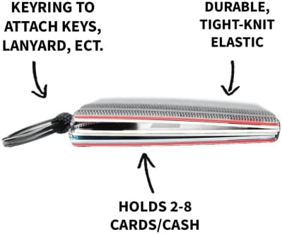 Tanak minimalistički elastični novčanik za muškarce & amp; žene | mali držač kreditne kartice za