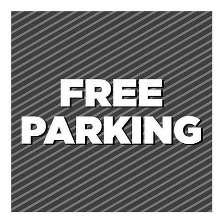 CGsignLab | Besplatni parking -Sripes siva prozor Cling | 5 X5