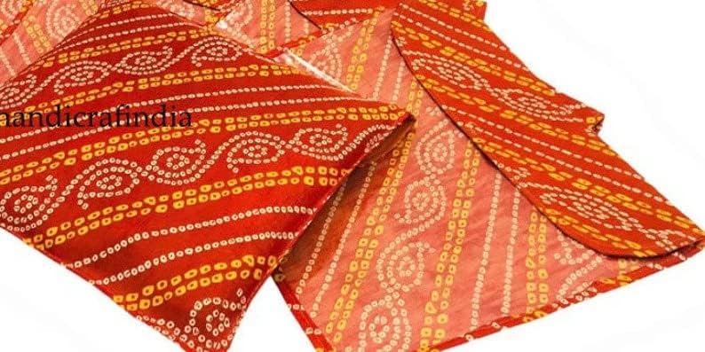 Veleprodaja partije 100 indijskih ručno rađenih bandhani tkanine Sari torbe, saree poklopac, saree