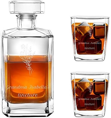 Maverton set viskija sa 2 naočare za žene-personalizovani Tumblers-23 fl oz. Univerzalni bokal - za rođendan
