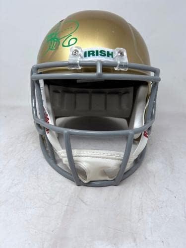 JEROME BETTIS Notre Dame Fighting Irish Steelers potpisali kacigu pune veličine PSA COA-autograme koledž