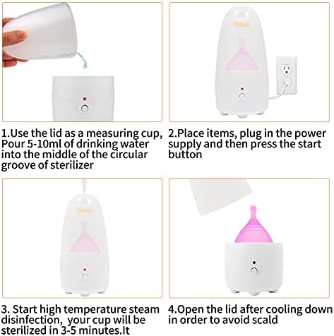 Dorforye sterilizator menstrualne čašice, posuda za čišćenje pare na visokim temperaturama, automatsko