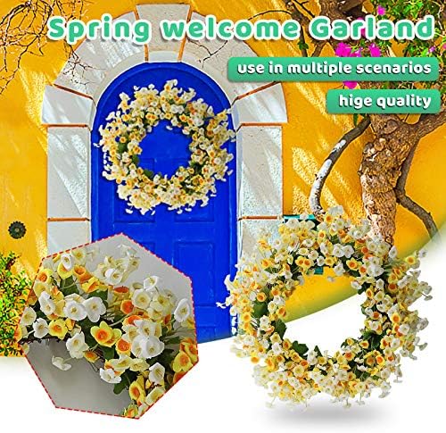 Vratni vijenci za ulazna vrata izvan svake sezonske dnevne zvone proljeće majčino cvjetni kucač