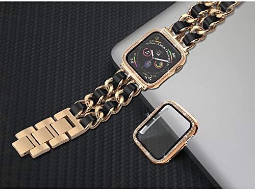 Mosonio Apple Watch Band kompatibilan sa iwatch serije 6/5/4, iWatch opsegom sa 2 pakovanjem blokiranjem za žene