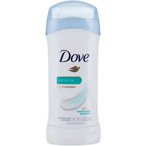 Dove antiperspirantna dezodoranska osjetljiva koža, bijela, nerasnata, 2,6 oz
