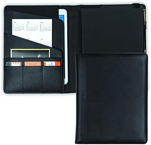 Integrity Padfolio Organizator notebook-a i poslovni planer, mekan podstavljeni lažni kožni poklopac, drži