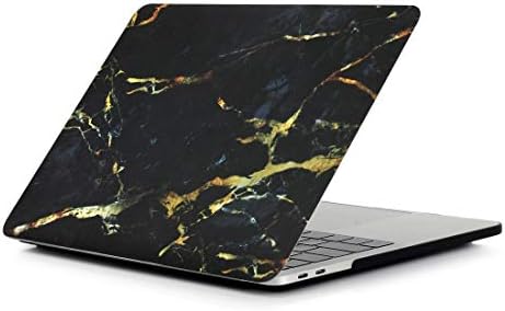 Zhangjun telefon PC futrola crna zlatna tekstura Mramorni uzorak laptop vode za vodu za zaštitu
