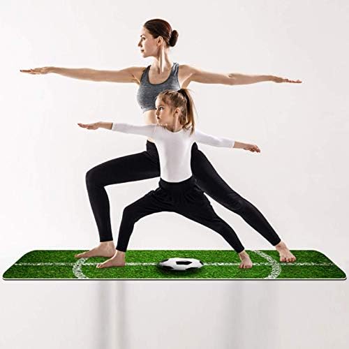Siebzeh fudbalsko fudbalsko igralište zelena Premium debela prostirka za jogu Eco Friendly Rubber Health & amp; fitnes neklizajuća prostirka za sve vrste vježbe joge i pilatesa