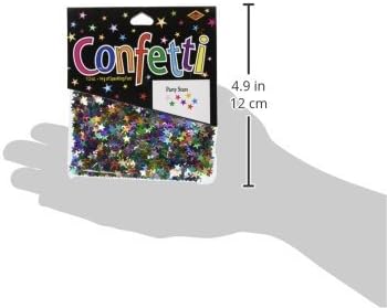 Beistle Party Stars Confetti Rođendan ukrasi, pribor za jelo, 0,5 unci, višebojni