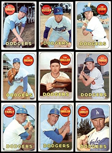 1969 TOPPS Los Angeles Dodgers u blizini Team Set Los Angeles Dodgers VG / Ex + Dodgers