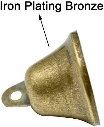 Maydahui 35KOM Vintage Bronze zvončići za psa zvono na vratima & noša za obuku, provala, što vjetar zvona,