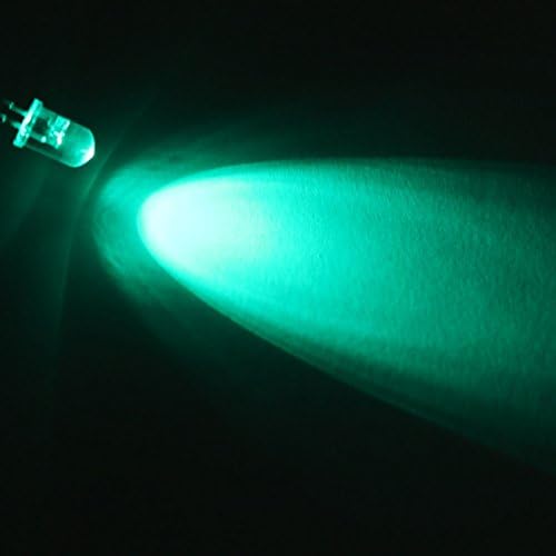 Aexit 100kom DC rasvjetna tijela i kontrole 3.0-3.2 V 20mA LED lampa visoke svjetline zeleno svjetlo 5 mm