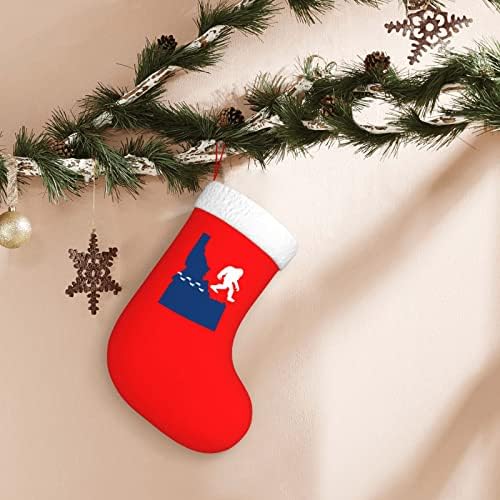 Custodwarf Idaho State BigFoot Christma Čarape Xmas Dekoracije stabla Božićne čarape za Xmas Holiday Party