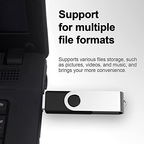 N / A 10pcs USB Flash diskovi USB 2.0 Flash diskovi Memory Stick Fold Skladište Thumb Palf Olovka Olovka za okretanje