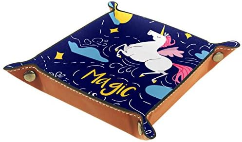 Magic Unicorn Starry Sky Organizer Organizator MicroFiber kožna ladica Praktična kutija za odlaganje