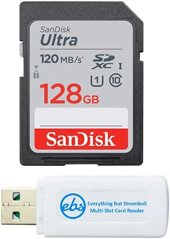 SanDisk Ultra SDXC 128gb SD kartica za Olympus ogledalo kamera radi sa Pen E-P7, OM-D E-M10 Mark IIIs