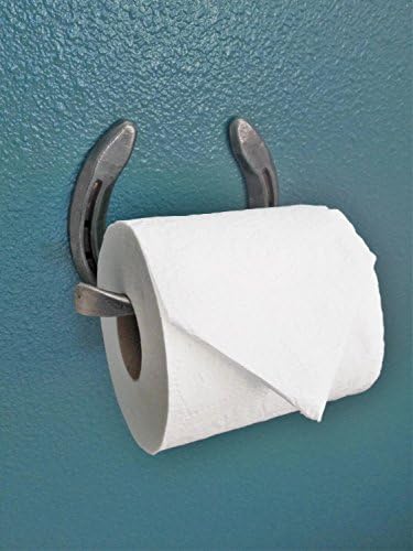 Hartit konja rustikalni toaletni držač za papir Zidni za berba kupaonicu - Zidni potkov za potkove