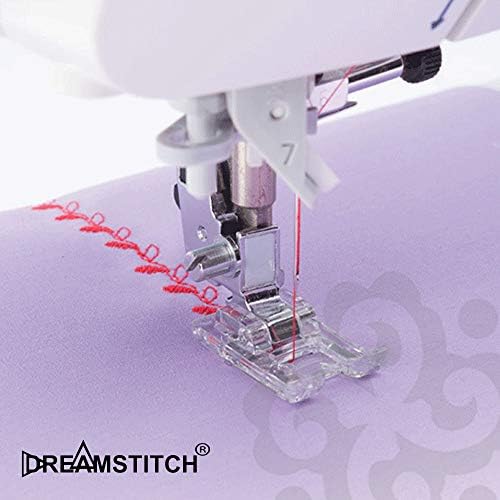 Dreamstitch 40110165 7mm Satin Stitch Presser Transparent Butchhole Footho za sve nisko osovine