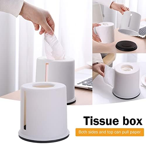 Jednostavno kućno okruglo kutije za papir plastično tkivo od papira pogodno za kuhinju restoran kupaonica kupaonica