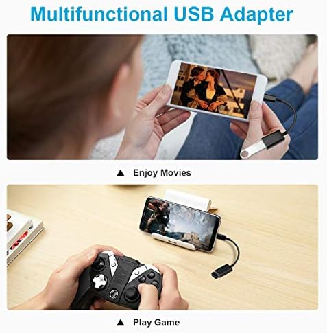 FLEAVER USB C na USB Adapter [2 Pakovanje],Tip-C OTG kabl Tip C muški na USB A ženski Adapter kompatibilan