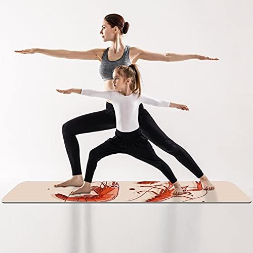 Siebzeh slatka crtana Kozica uzorak Premium debeli Yoga Mat Eco Friendly gumeni zdravlje & amp; fitnes neklizajuća
