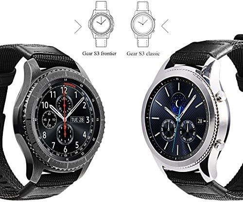 Maxjoy Galaxy Watch 46mm / Galaxy Watch 3 45mm opseg, brzina S3 granica Klasična najlonska