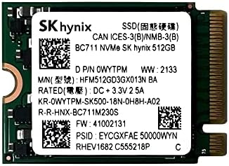 Skhynix BC711 512GB NVME PCIe M.2 2230 30mm SSD uređaj - HFM512GD3GX013N Ba- OEM pakovanje