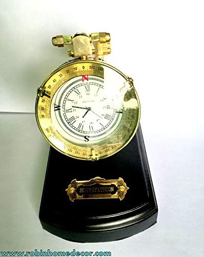 Robin izvozi tablicu nautičkog stila vrhunske bijele biranje kolekcionarski sat sa drvenim bazom Chritsmas