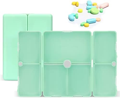 Muranana Prijenosni tablet Organizator tableta, 7 odjeljka Organizator tableta, [sklopiva dizajn] kutija za tablica