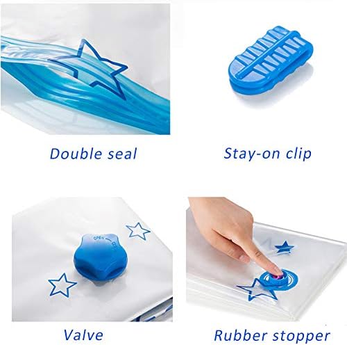 Raborna vakuumske vrećice za odjeću Kombinezore za prekrivanje posteljinu, vrećice za štednju za višekratnu