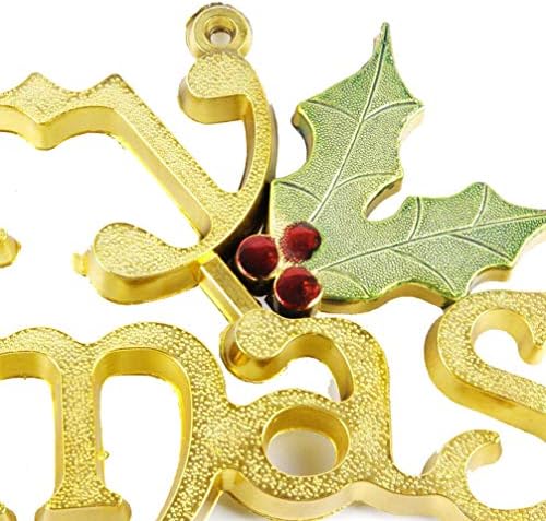 Ornamenti za božićne vrata Valiclud Rody Božićna vrata 15cm Zlatni božićni prednji vrata Potporni plastični
