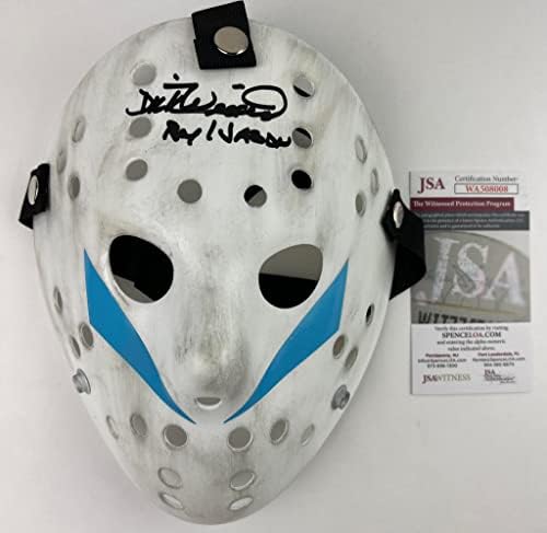 Dick Wieand potpisan maska petak 13th Dio 5 V Jason Voorhees autogram Roy Burns JSA svjedok