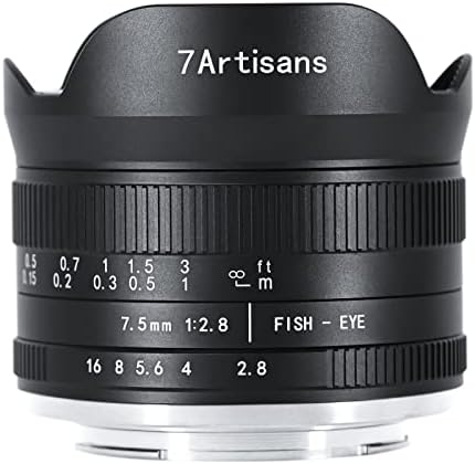 7artizans 7.5 mm f2.8 Mark II Fisheye objektiv širokougaoni ručni fokus fiksiran za Sony E-Mount kameru bez ogledala